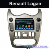 Dual Din Car DVD Player Renault Logan Android GPS Nav Radio